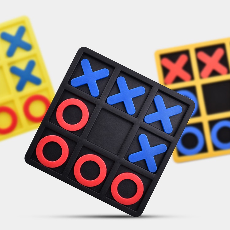 Классическая семейная настольная игра EVA tic tac Toe Game, Размер 15x15 см, пенопластовый Набор для игры Tic Tac Toe для детей