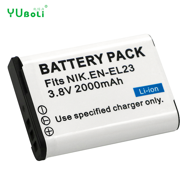 Lithium Ion digital 18650 solar Batteries EN-EL23 EN EL23 ELEL23 for Nikon D3100 D3200 3300 D3400 D5100 battery