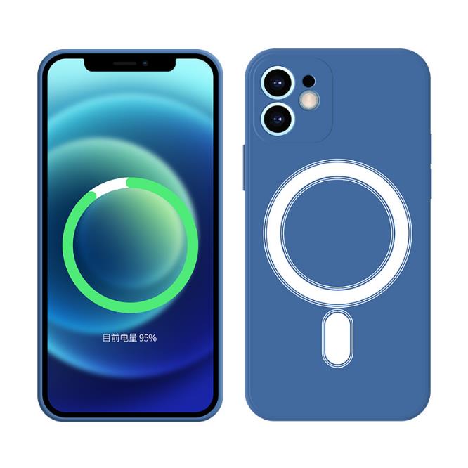 Официальный Оригинальный чехол для i Phone 12 Pro, чехол Mag, безопасный, с беспроводной зарядкой, жидкий силиконовый чехол для i Phone 12 Pro Max