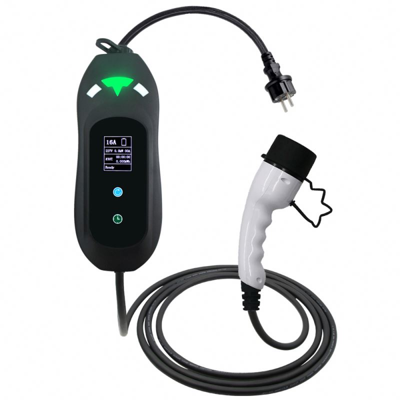 wall plug electric vehicle charging station type 2 3.5KW ev fast charger 16A