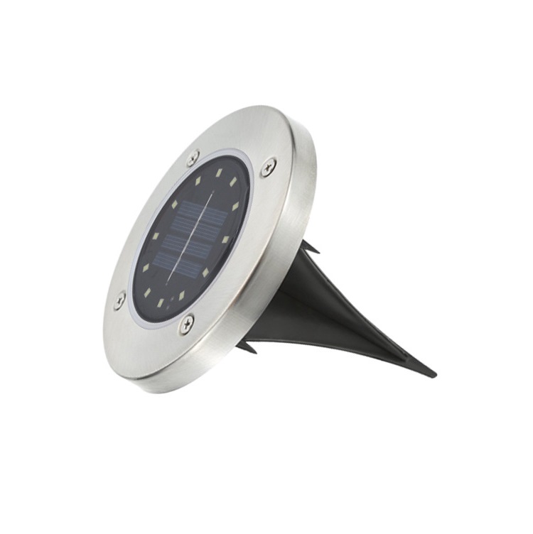 Solar Outdoor Landscape Lighting Waterproof Ground Disk LED solar light garden for Lawn ground access courtyard