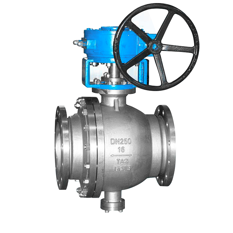 chemical pipe use Valve Electric Fixed casting Titanium Ball Valve