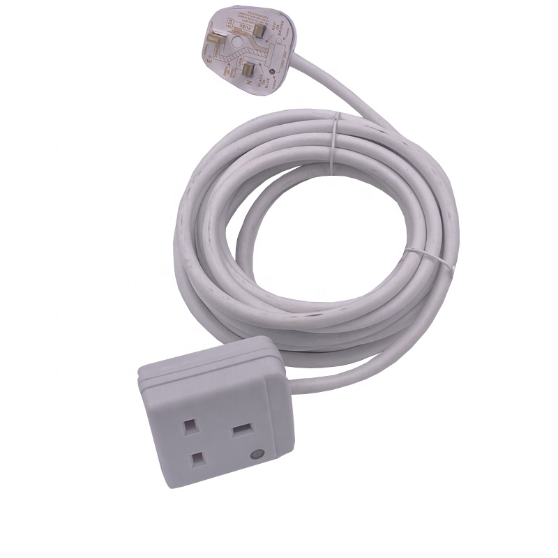 1 outlet UK Socket Power Strip extension lead