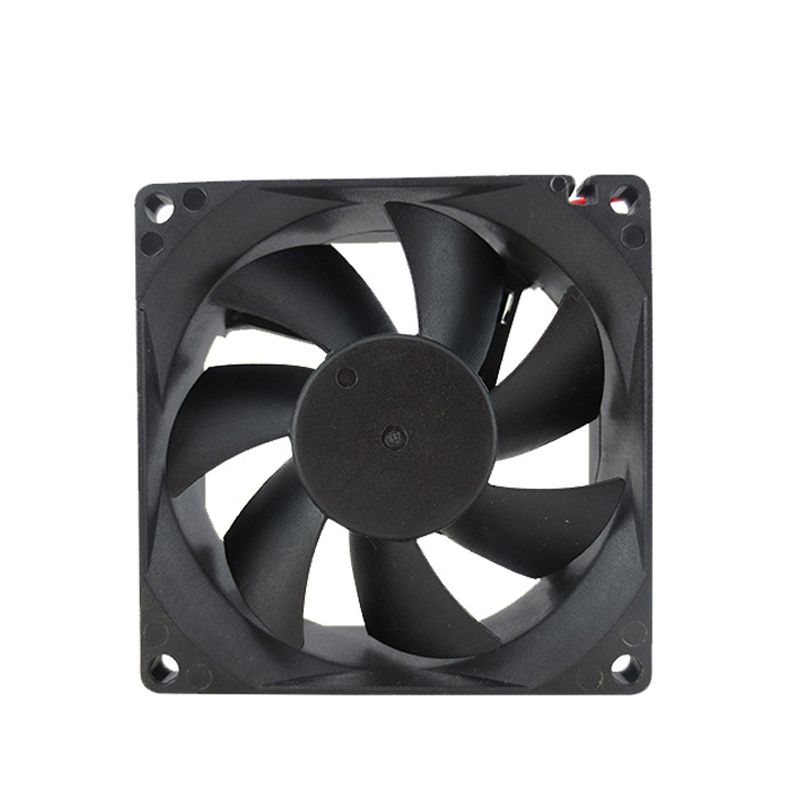 Axial fan DC 12/24/48V 80 x 80mm x25mm For water dispenser and refrigerator With wire, ball bearing