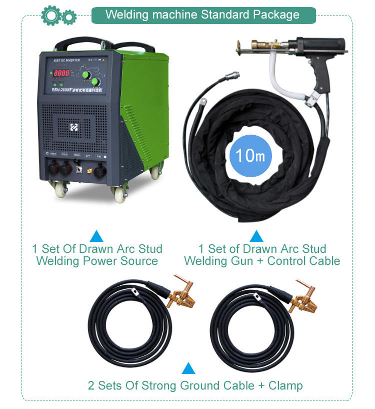 RSN-2000LANGCUI DRAWN ARC STUD WELDING MACHINE drawn arc stud welder For Stainless Steel