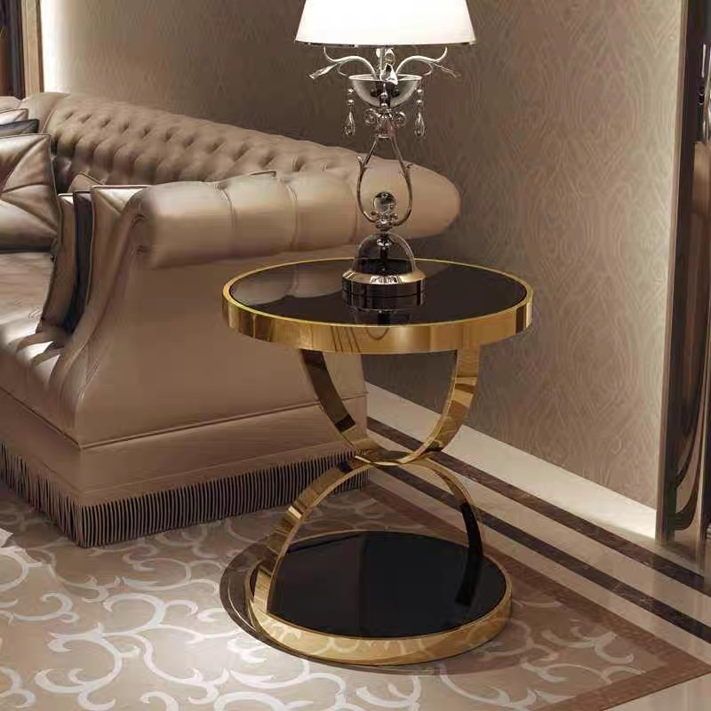 Living Room Furniture Antique End black and gold sofa table french furniture coffee tables and side tables and consol