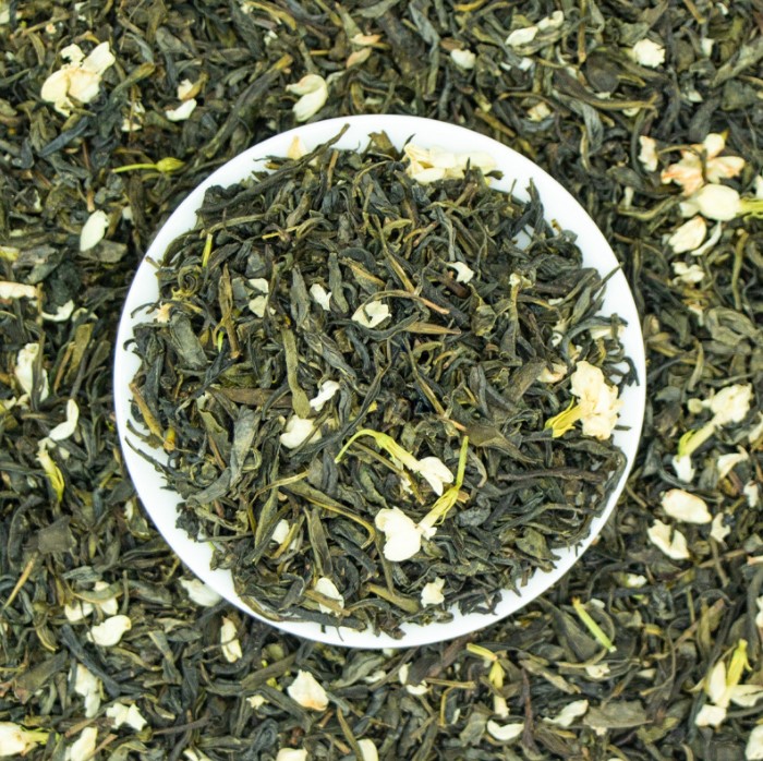 Жасмин, новый чай 2022 GUANGXI FUJIAN Jasmine, молочный чай, сырье, зеленый заводской чай оптом