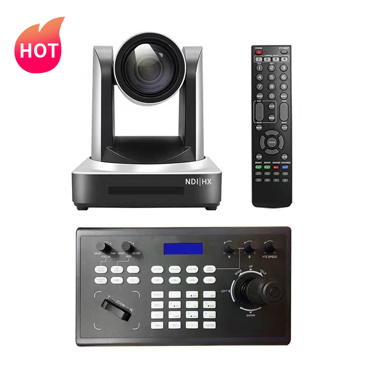 Популярный комплект вещания Y30B = контроллер джойстика vMix Visca IP + NDI IP POE 30X SDI PTZ потоковая камера Onvif H DMI 1080P для церкви