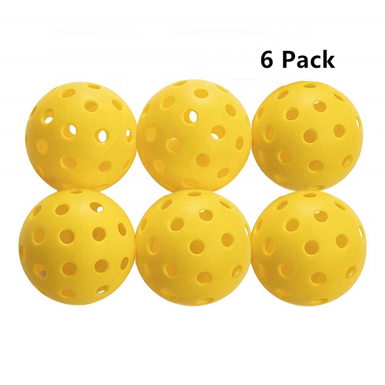 Горячая продажа Китай Заводская цена Крытый Pickleball шары USAPA PE PP 40 отверстий открытый Pickleball