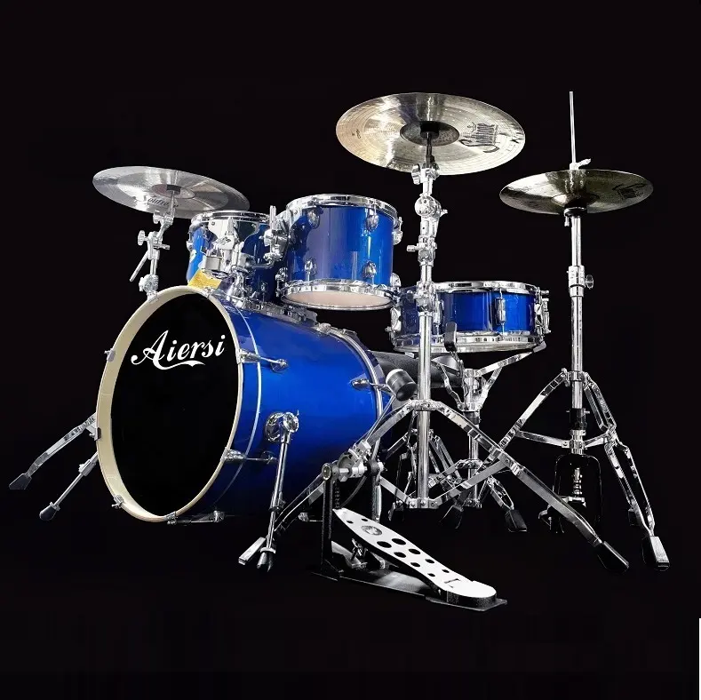 Wholesale price OEM Aiersi brand percussion kits musical instrument cheap price professional drum set