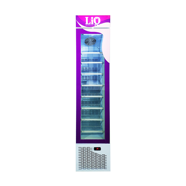 MEISDA 105L upright glass door popsicle mini counter top display freezer