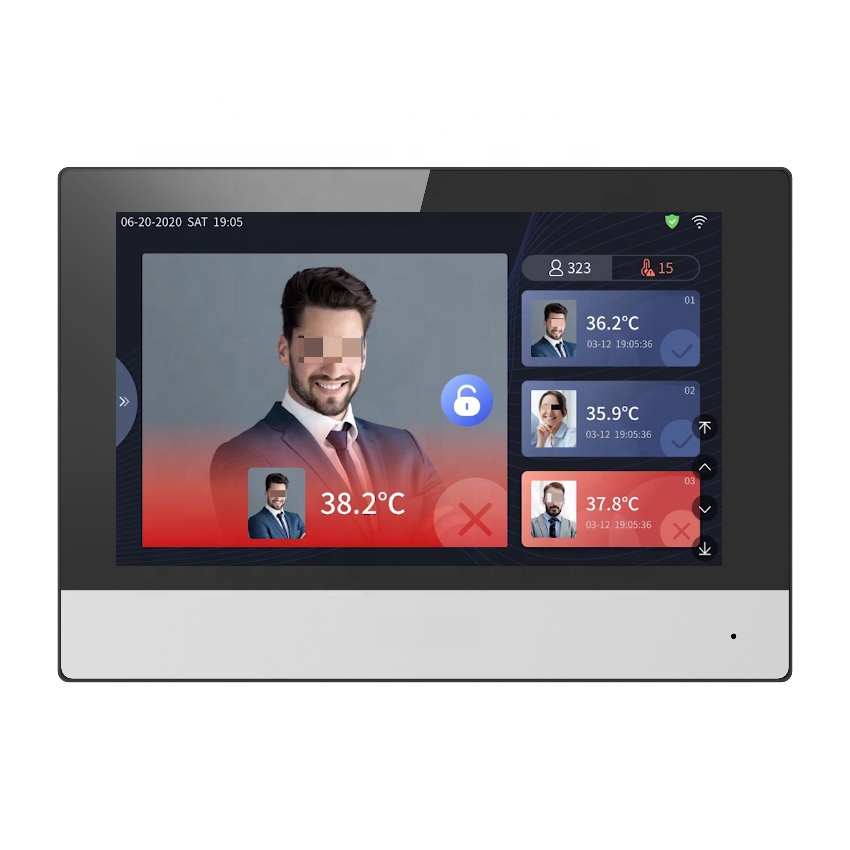 Оригинальный Hik DS-KC001 Android Крытый рабочей станции с DS-K1T671TM-3XF тепловой ультра Распознавание лиц терминалы камера