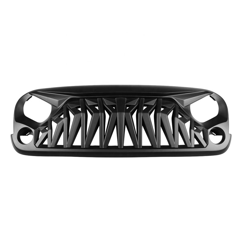 Передняя решетка бампер черный гладиатор решетка для Jeep Wrangler JK JKU 2007-2018 ABS автомобильный аксессуар