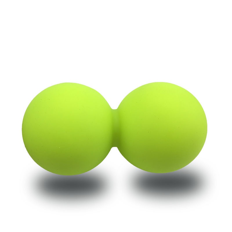 Food Grade Silicone Fascia Ball Relieve Relax Muscles Double Exercise Fitness Yoga Peanut Massage Ball