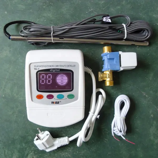 Electromagnetic valve temperature & level sensor using of solar controller TK-7