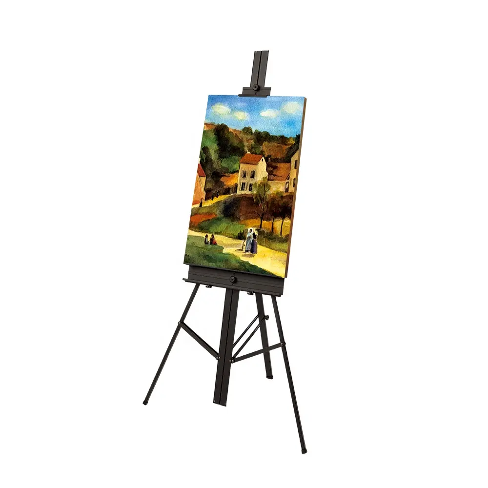 Folding aluminum alloy professional artist metal easel