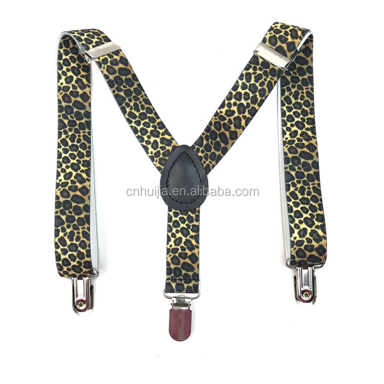 China wholesale leopard print suspender for Baby Toddler Kids Boy Girl Children New Suspenders