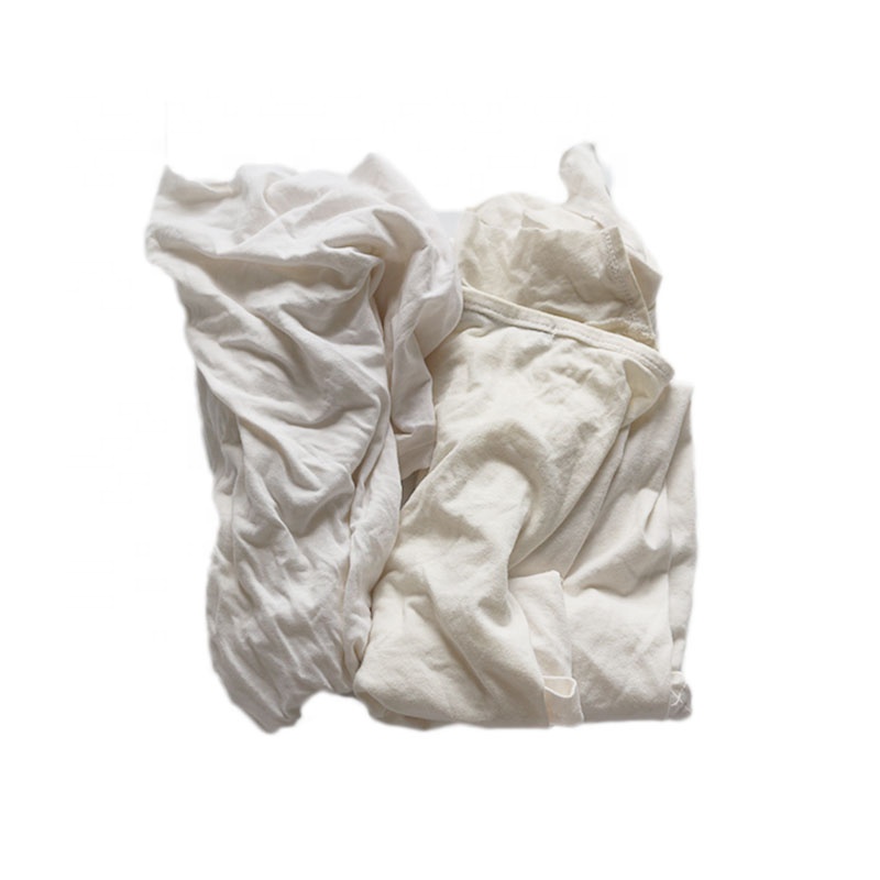 Industrial Wiping cotton rags White T shirt cotton Bag Of Rags Free Sample