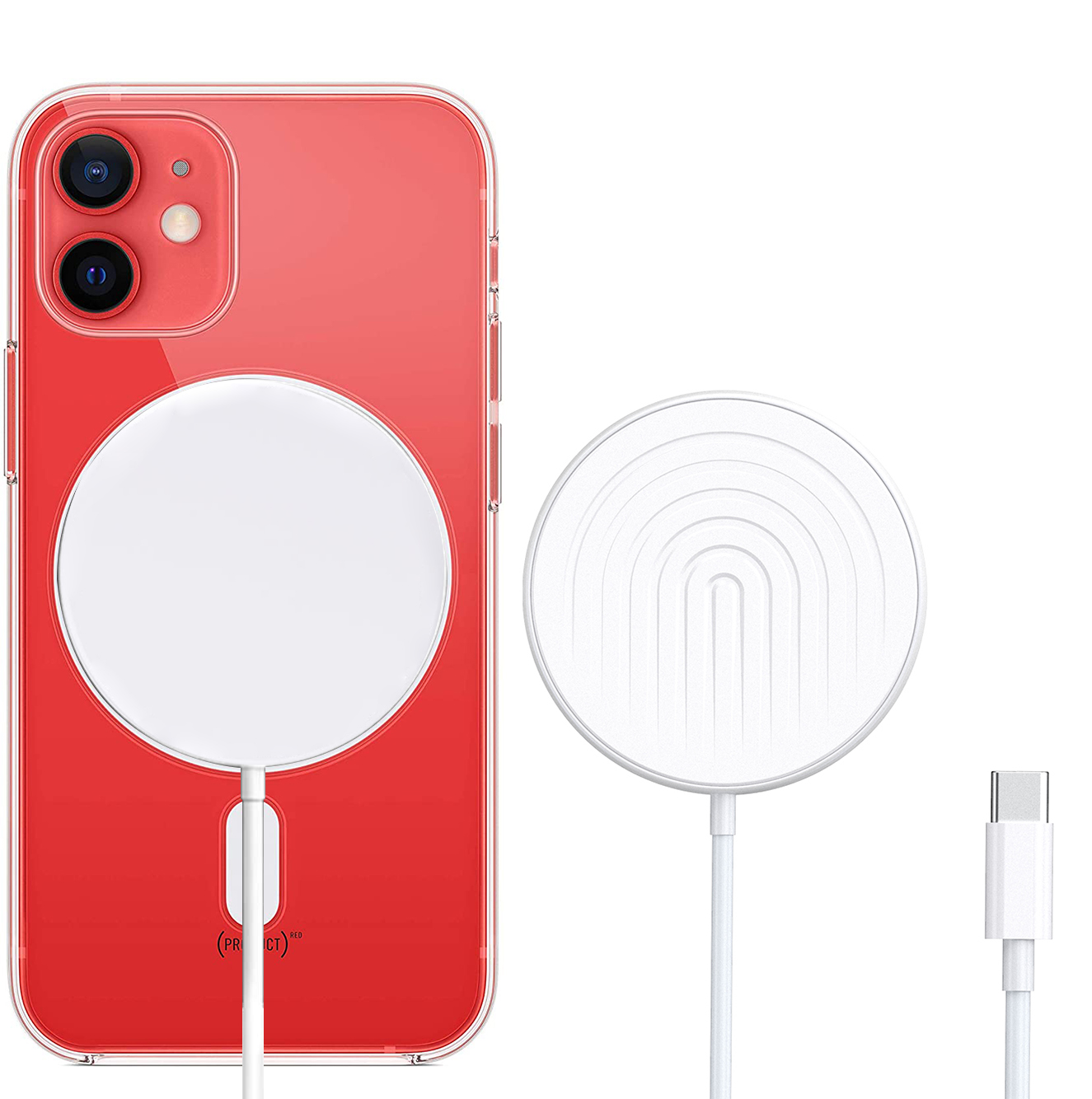 USB C 15 Вт OEM/ODM магнит Magsafing Быстрая зарядка магнитное QI Mag безопасное беспроводное зарядное устройство для i phone 12 / i phone 12 pro max