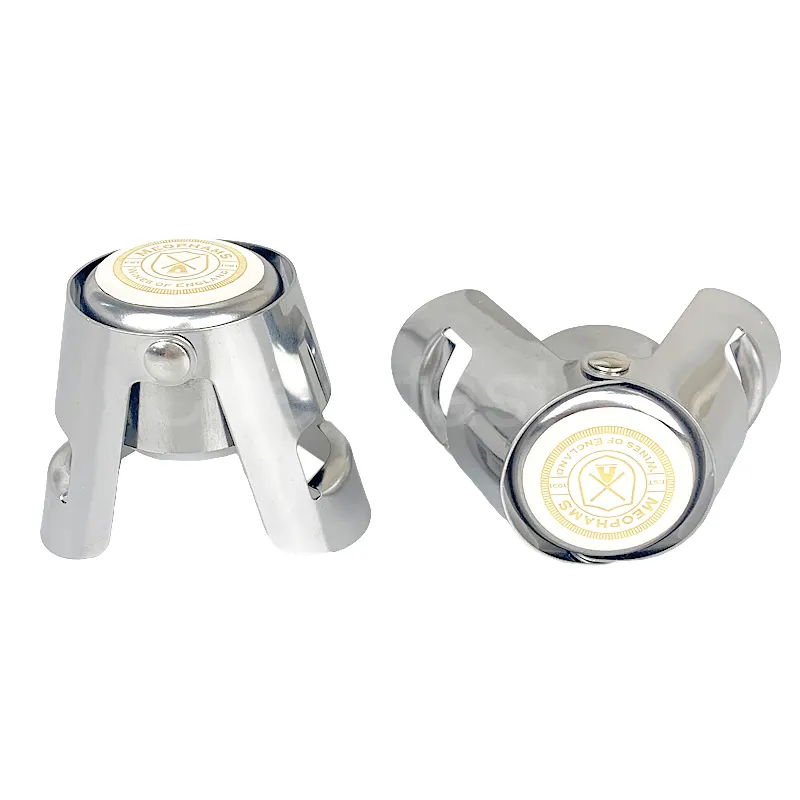 Perfect Products Sparkle Silver Wine Botter Stoppers With Stainless Steel Leakage Proof Metal Stopper Champagne