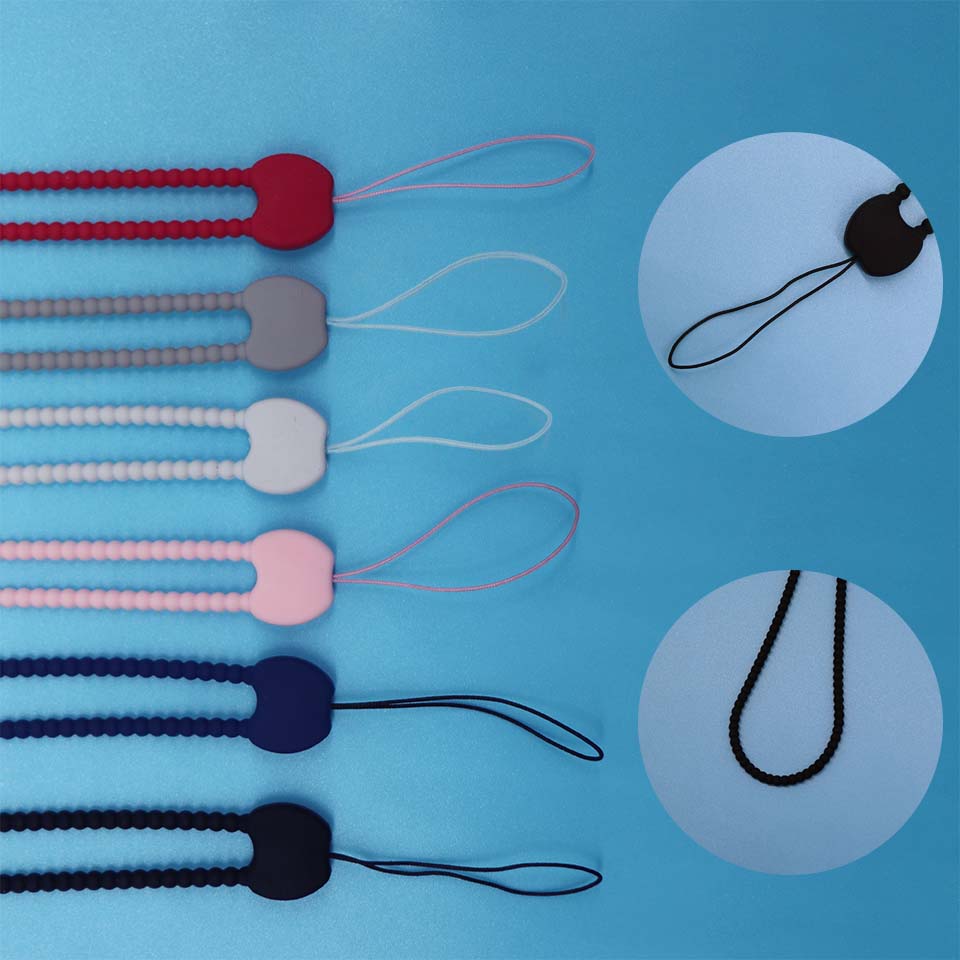 Factory wholesale direct sales Silicone lanyard multi-purpose neck strap anti-lost long Work Permit u disk durable custom long