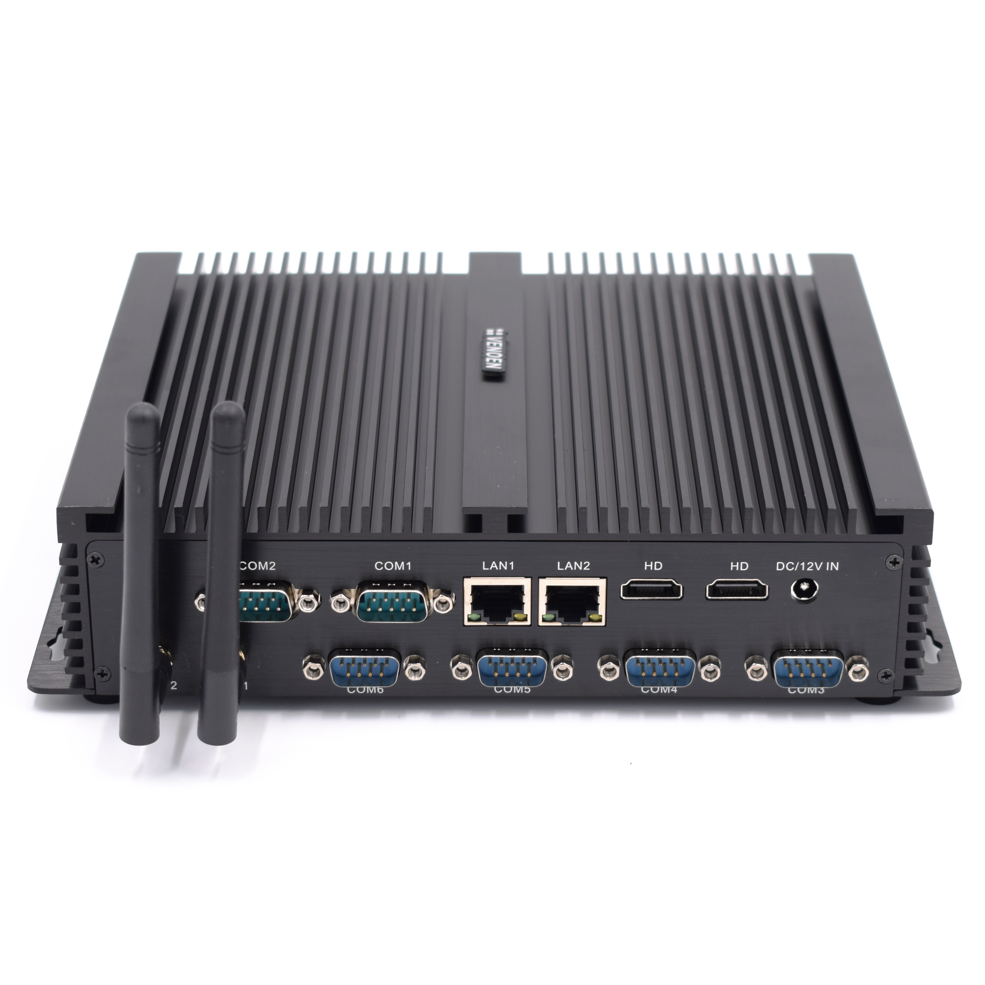 Intel Core i7 встроенный безвентиляторный ПК промышленный компьютер Barebone с rs232