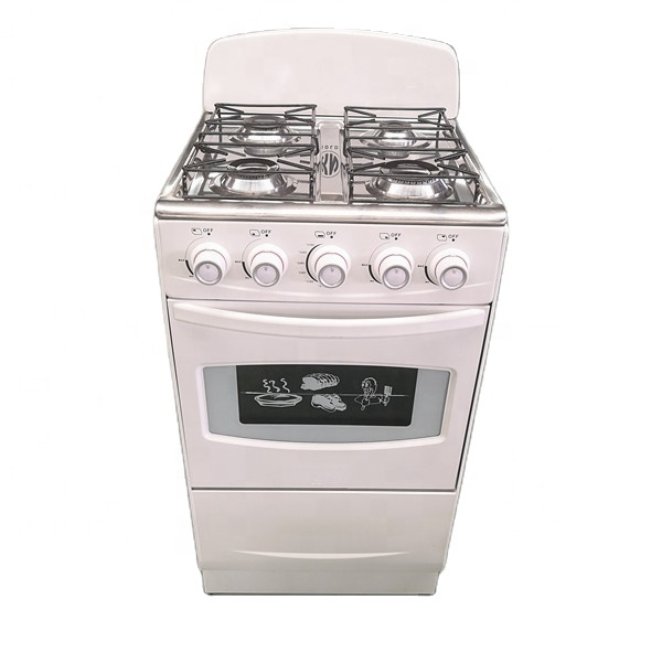 GENSUN 20" Free Standing Oven 4 Burners With Grill Gas Stove Family Kitchen Cooking Range