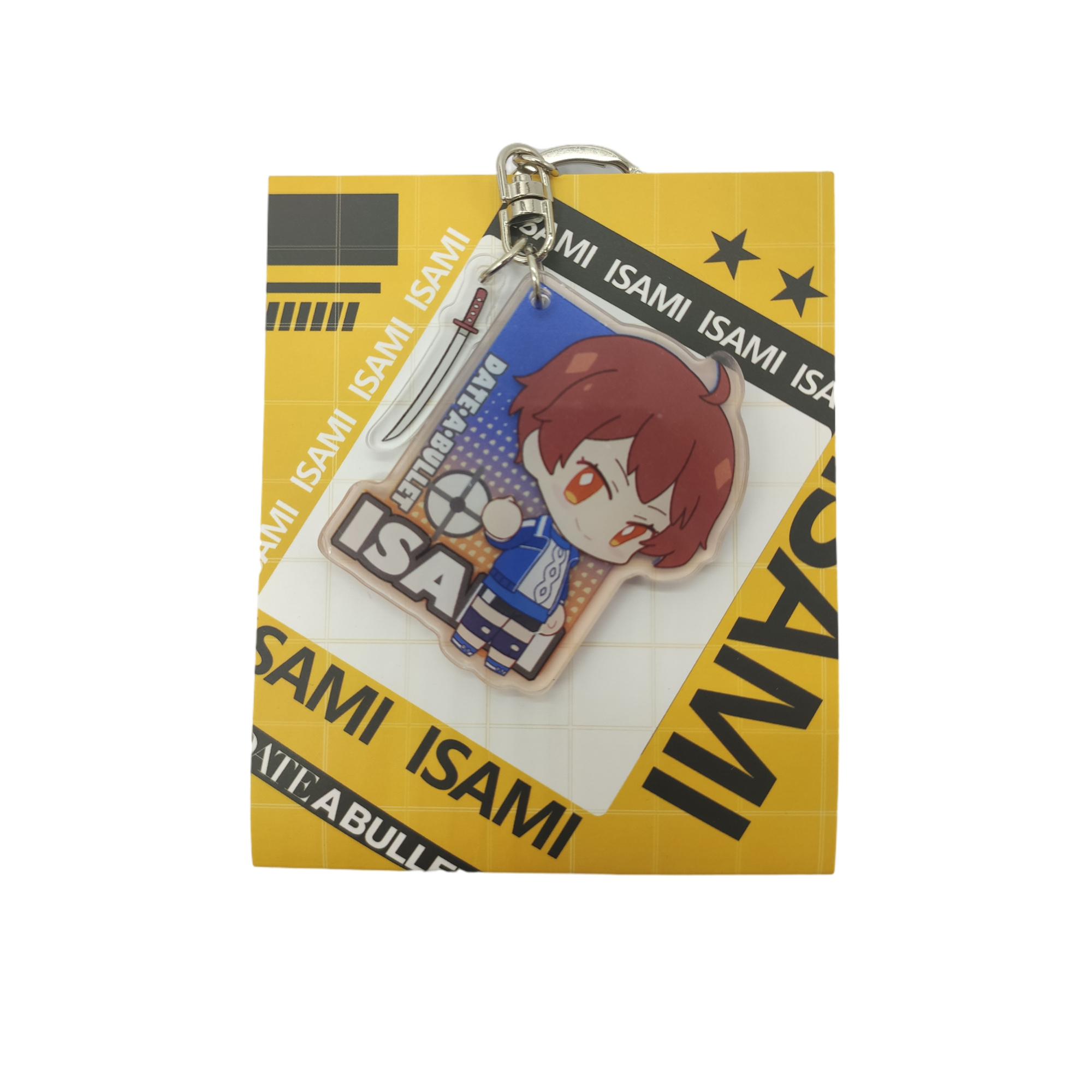 Custom design key chain figure anime printing clear acrylic keychain
