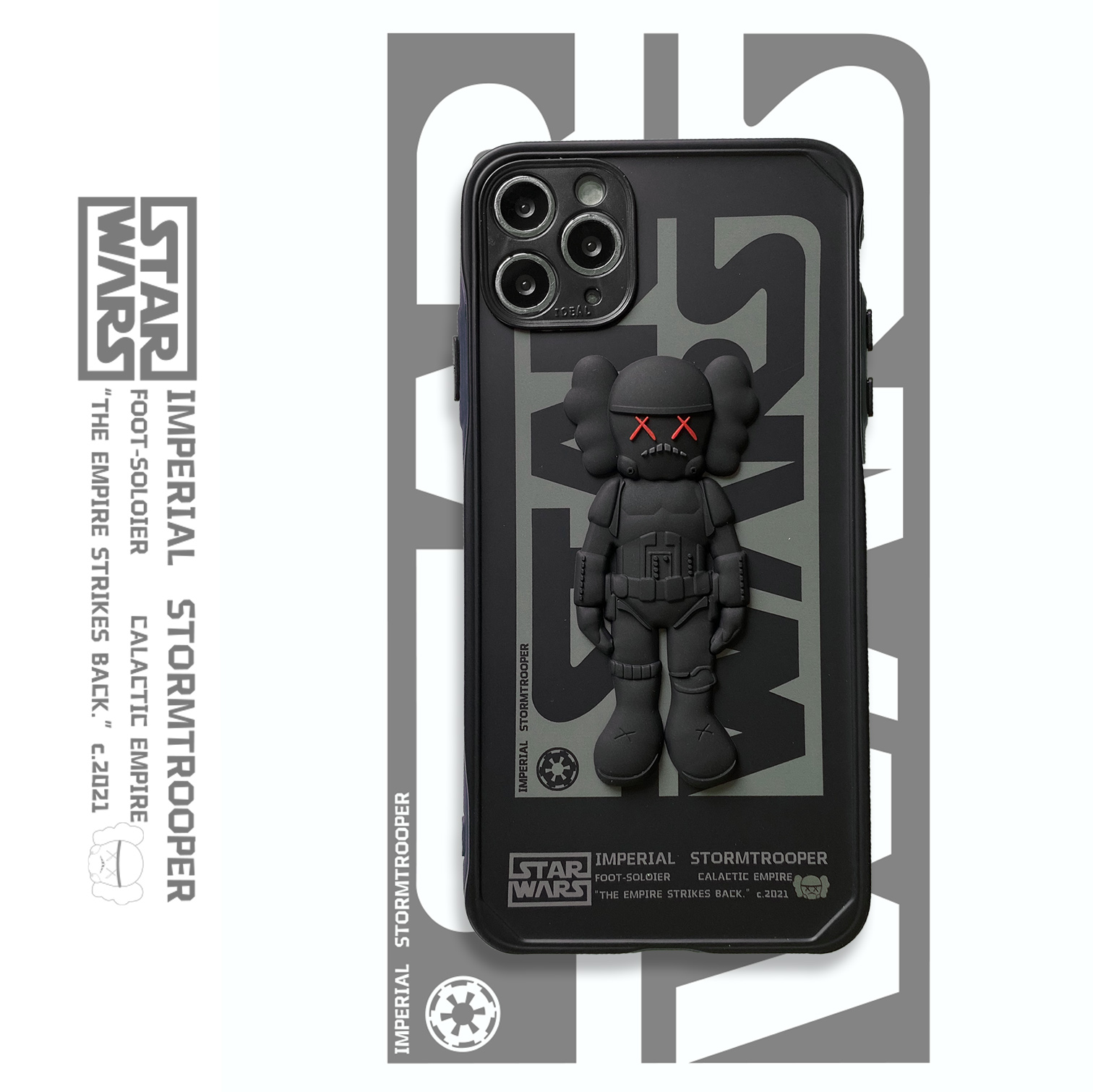 Модный мультяшный милый 3D прочный ударопрочный IMD мягкий телефонный чехол для iPhone 12 11 Pro Max Mini X XS 7 8 Plus задняя крышка для мобильного телефона
