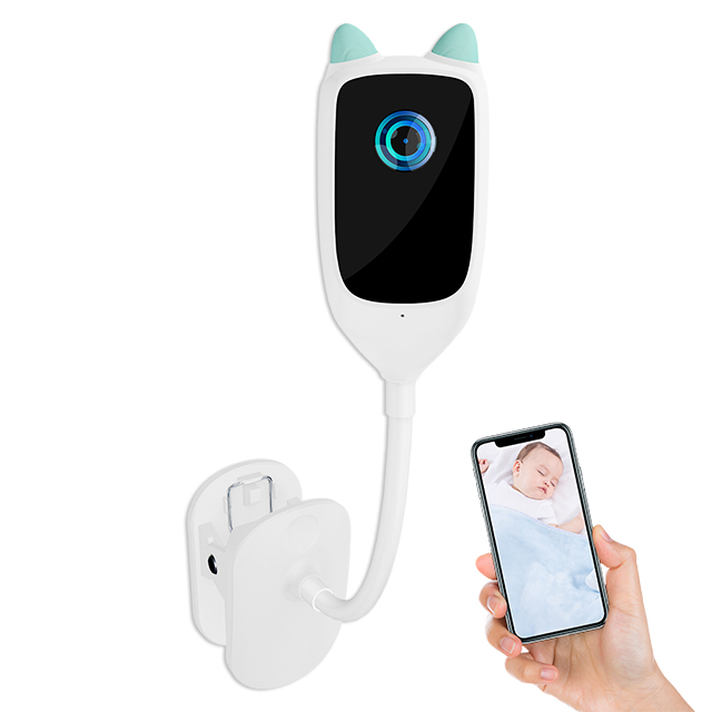 Indoor smart baby sleep monitor 2MP detection crying alarm 150 degree ultra wide-angle wireless wifi camera