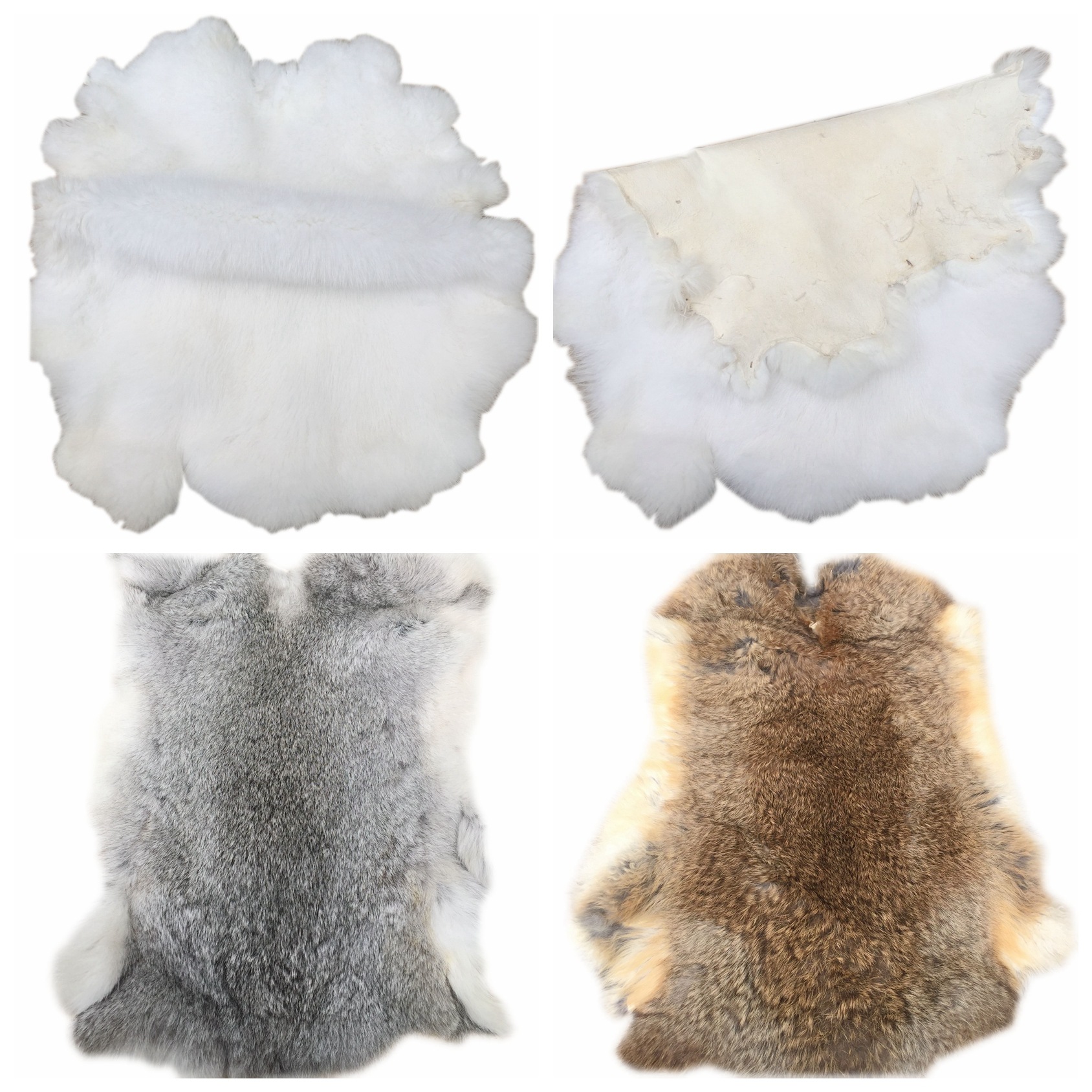 Factory wholesale rabbit fur fur