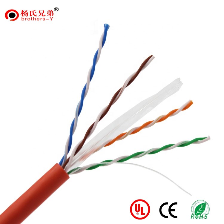 4 пары Крытый 23AWG высокое качество utp ftp cat6 lan кабель ethernet 305 м