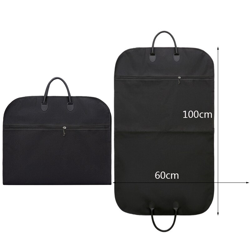Wholesale customized durable and recyclable dustproof clothes cover carry oxford fabric suit garment bag