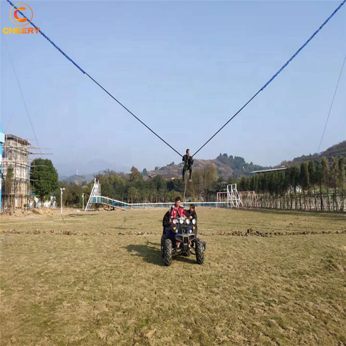 Zhengzhou Cheery аттракционы для парка развлечений, фракерный путь, Реверсивный bungee jump bungee slingshot rides для продажи