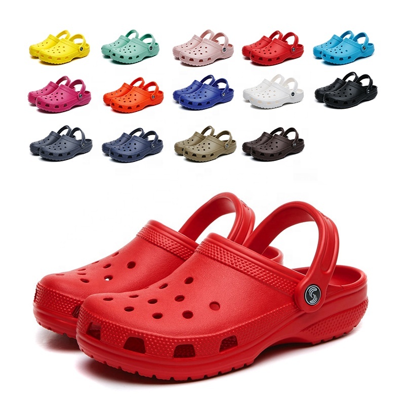 Wholesale Vendors Custom Logo Garden Clog Eva Flat Pvc Men'S And Women'S Slip Clogs Womans Clogs Shoes Classic