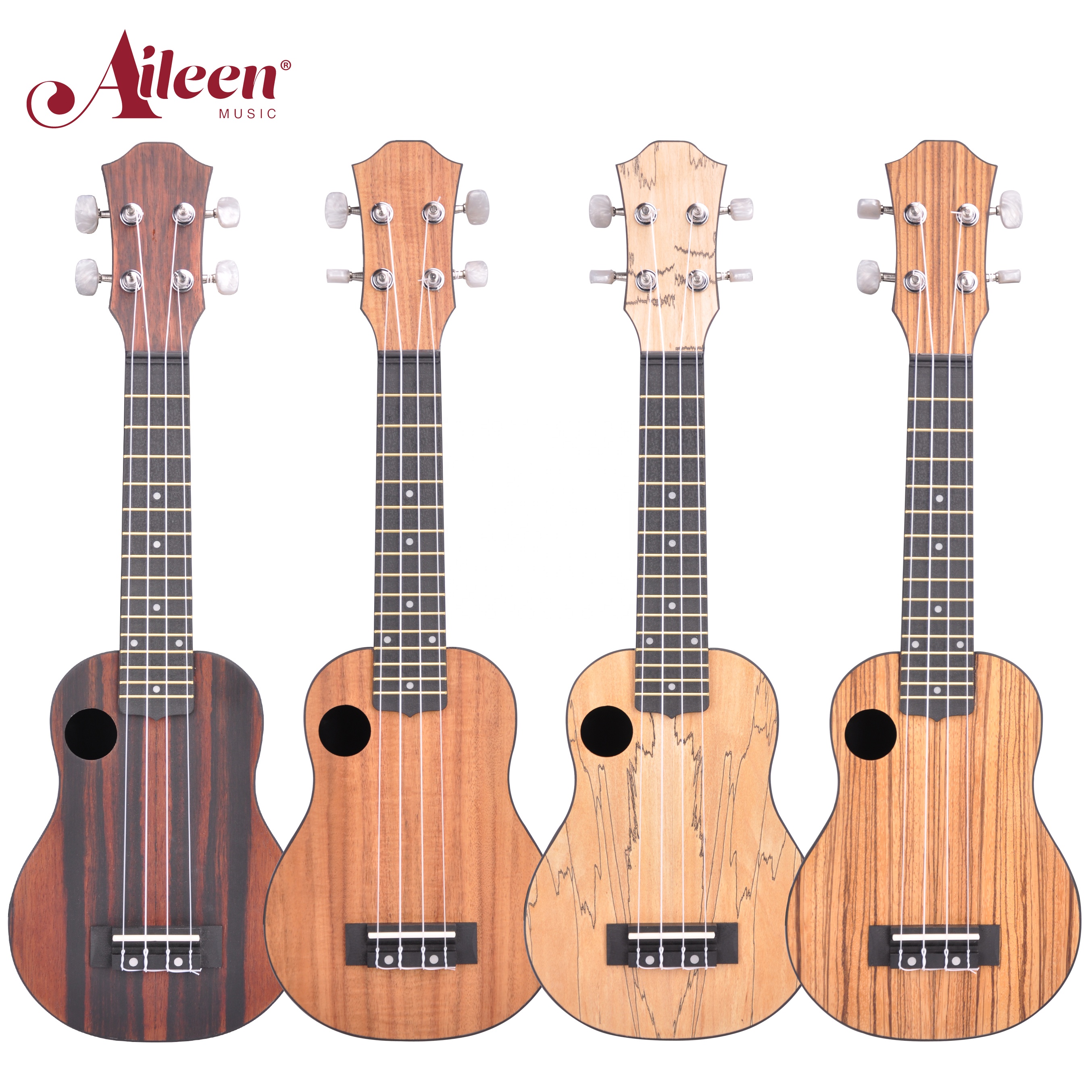AileenMusic, 21 дюйм, сопрано, Высококачественный композитный материал, укулеле (AU-P02)