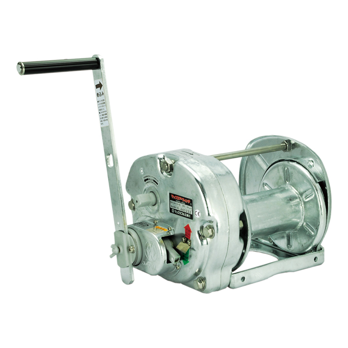 Portable Smooth Hot Dip Galvanizing Steel Rotating Small Boat Winch for Construction