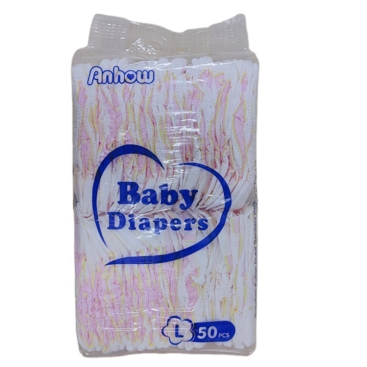 Factory direct sale fast delivery grade B disposable infant baby diaper with lowest price in stock