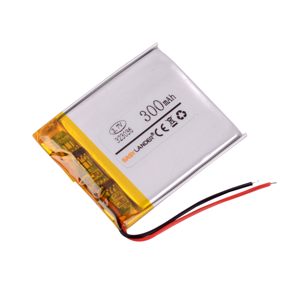 3 линии 323036 3,7 V 300mAh литий-полимерные батареи Подлинная sansa Замена для sansa клип + MP3-плеер