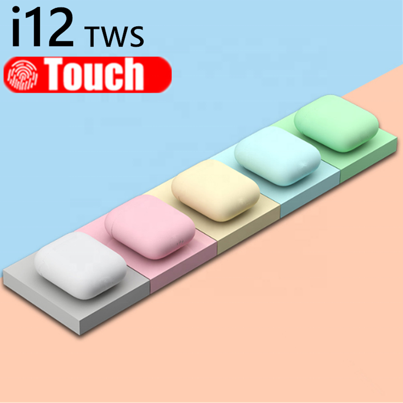 Новинка, наушники Macaron Inpods 12 Tws с сенсорным управлением, 5,0 дюйма, I12 Mini, Bluetooth TWS наушники с истинной кровью, наушники
