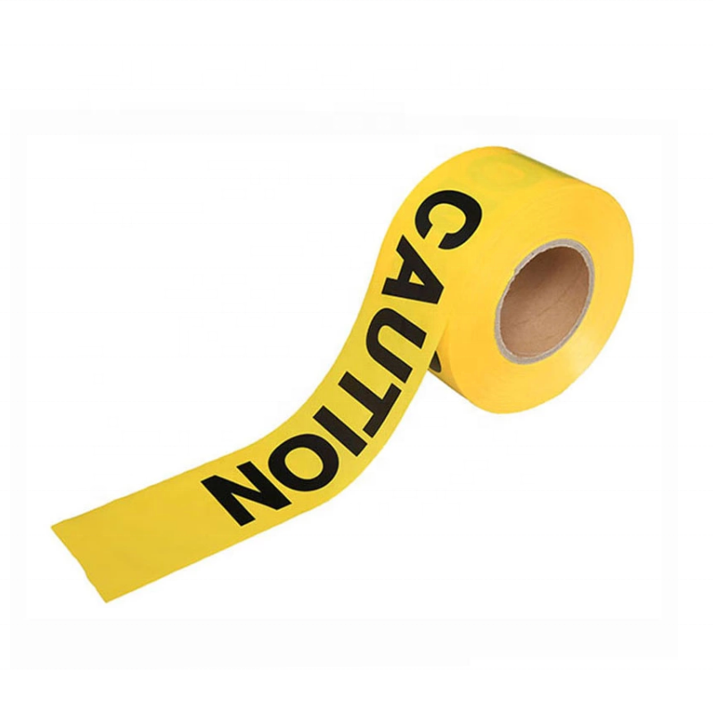 Blue And White Caution Barricade Tape