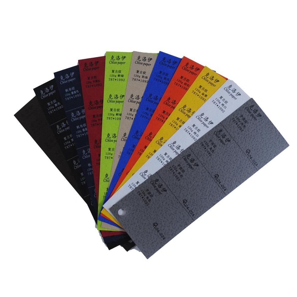 258Gsm Luxury Textured Printable color wrapping texture Paper for packet