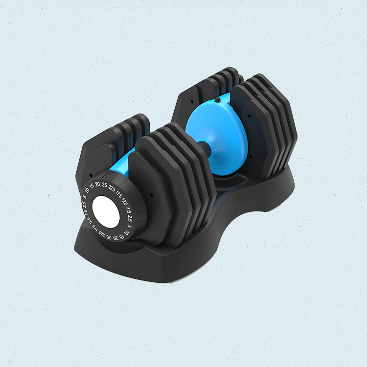 Customer logo 25kg dumbbell adjustable dumbbell home bodybuilding equipment