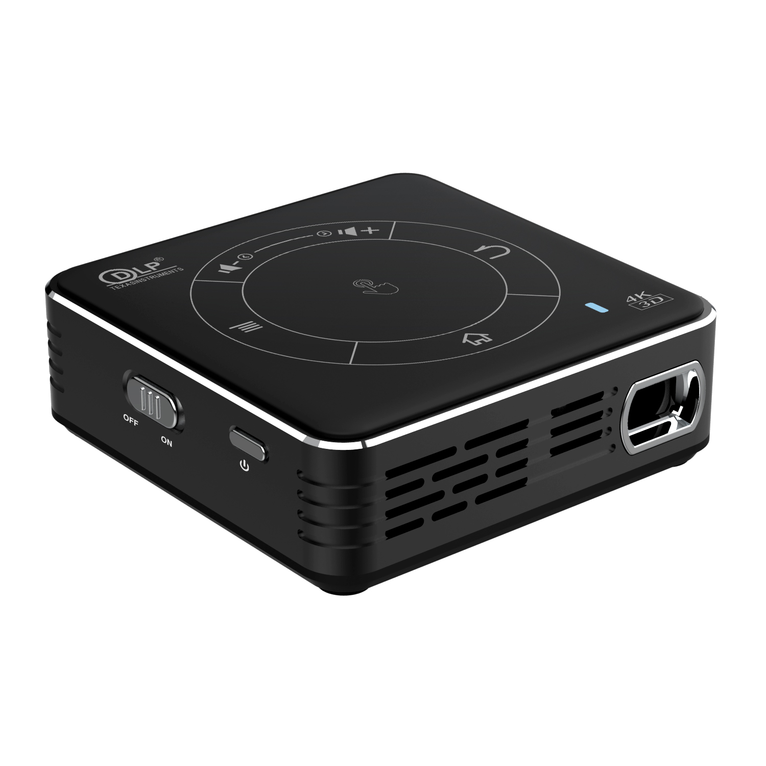 Хит продаж 2020, портативный мини-проектор C99 для домашнего кинотеатра, HD, размер ладони 2 ГБ, 16 ГБ, Android 9,0, 4K 3D DLP, умный проектор C99