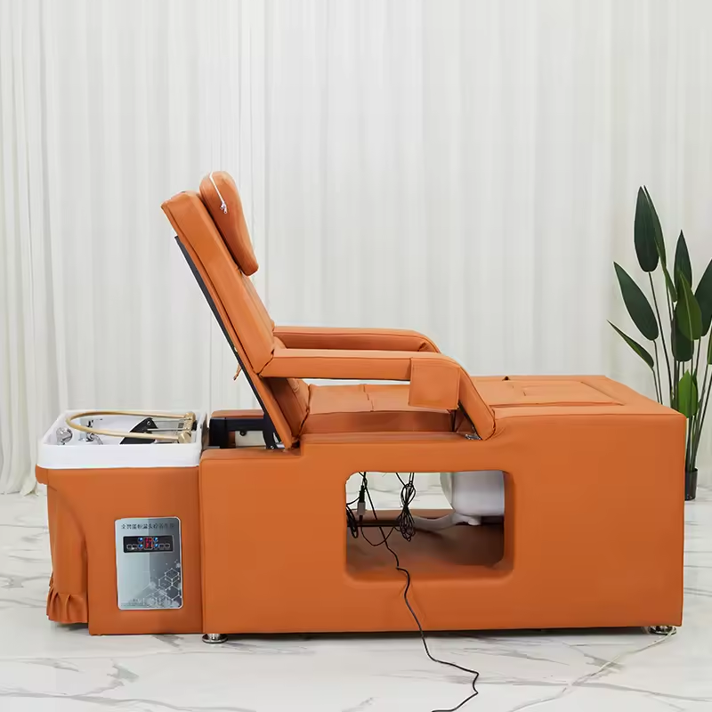 HOCHEY Wholesale Japanese head spa Hair Wash Station Massage chair With Steam SPA Head Water Therapy Thai Massage Shampoo Bed