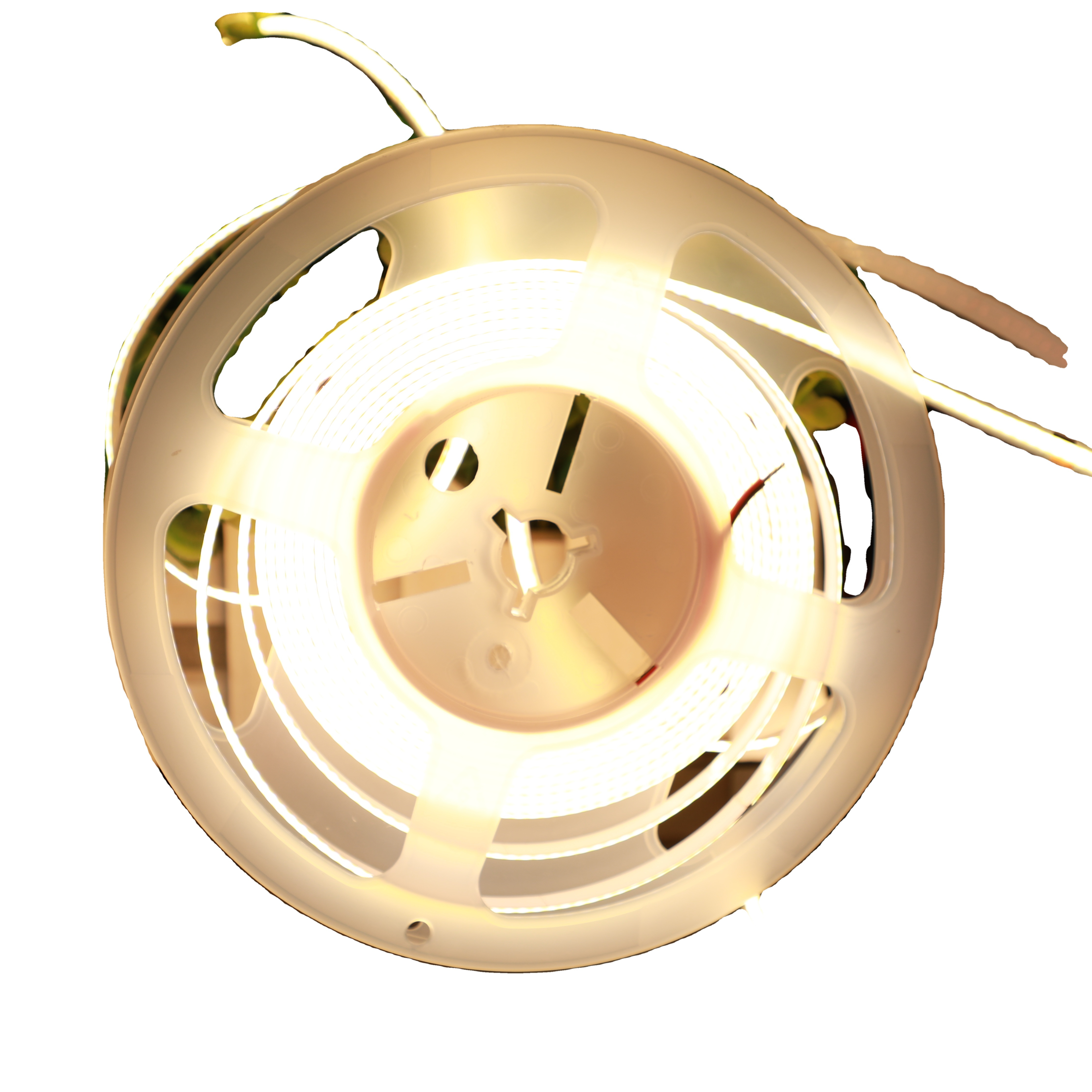 cob strip light DC12V 8mm 320 led Flexible COB LED Strip Gold Yellow With outdoor Christmas lights