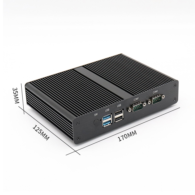 J1900 pc mini с lvds с 2 RS232 или RS485 поддержкой android mini pc