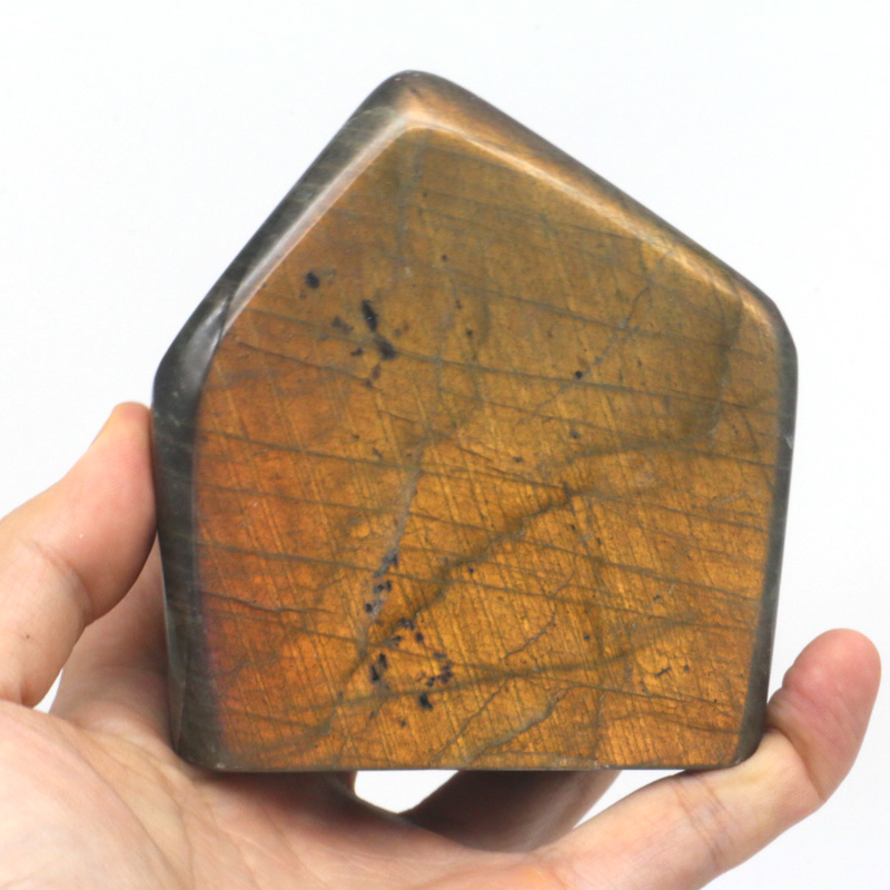 High Quality blue Lab crystal purple yellow Labradorite crystal free-form home decoration
