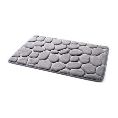 Wholesale Cobblestone Kitchen Bathroom Door Water-absorbing Non-slip Mat