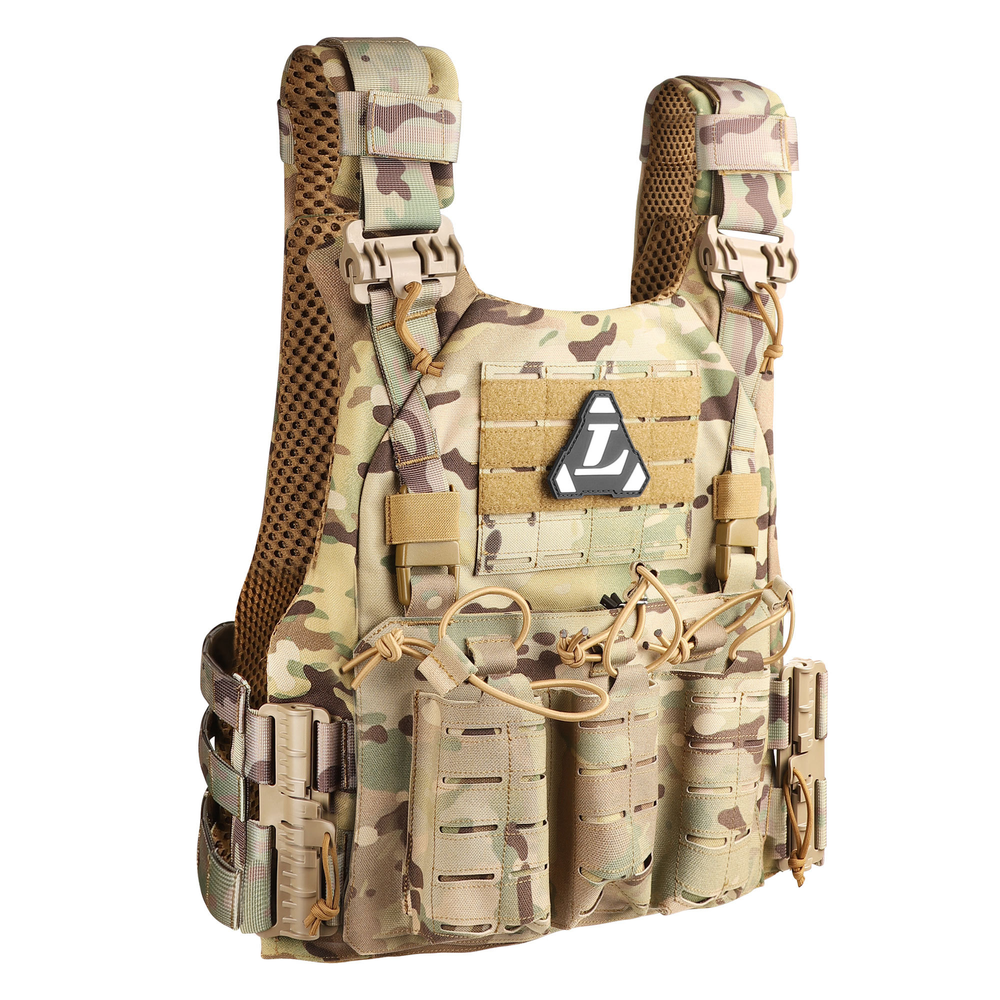 Factory Direct Camouflage Tactical Gear Security Carrier Vest Accessory Bag Waist Seal Pocket Body Plate Carrier Tactical Vest
